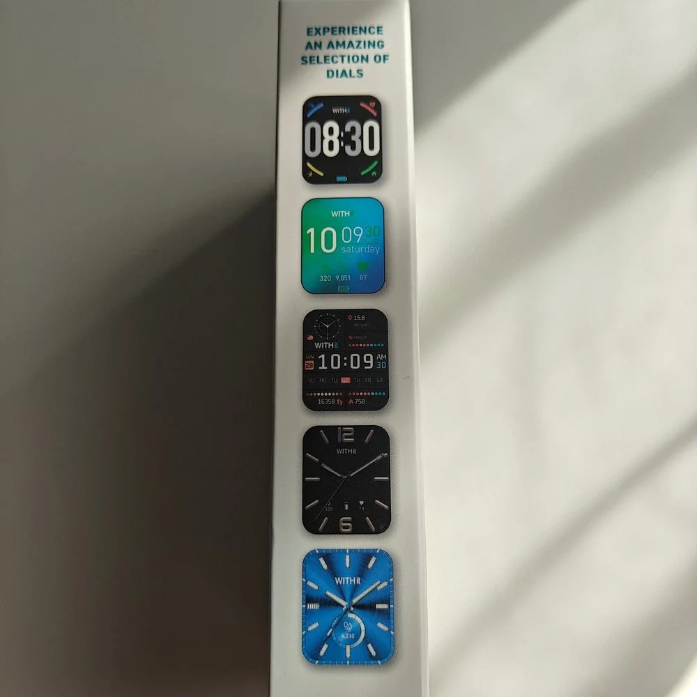 WITHit EXA Smartwatch Black Calling Bluetooth Fitness Tracker iOS‎ Android NEW
